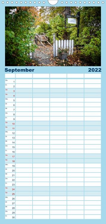 Produktbild: Familienplaner S&uuml;dwestk&uuml;ste Finnland (Wandkalender 2022 , 21 cm x 45 cm, hoch)