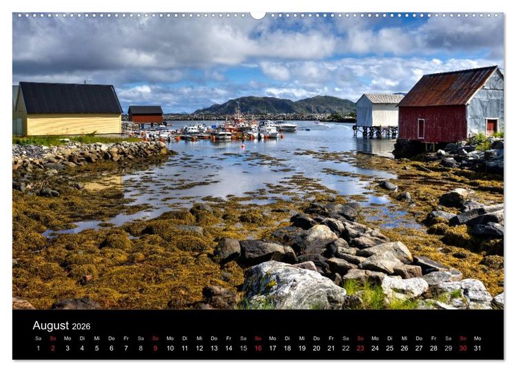 Produktbild: Norwegen - Vom Westen zum S&uuml;den (hochwertiger Premium Wandkalender 2026 DIN A2 quer), Kunstdruck in Hochglanz