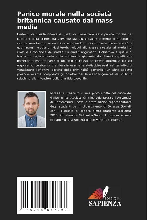 Produktbild: Panico morale nella societ&agrave; britannica causato dai mass media