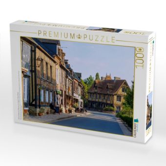 Produktbild: CALVENDO Puzzle Fachwerkh&auml;user in Beuvron-en-Auge im Pays d'Auge | 1000 Teile Lege-Gr&ouml;&szlig;e 64x48cm Foto-Puzzle f&uuml;r gl&uuml;ckliche Stunden