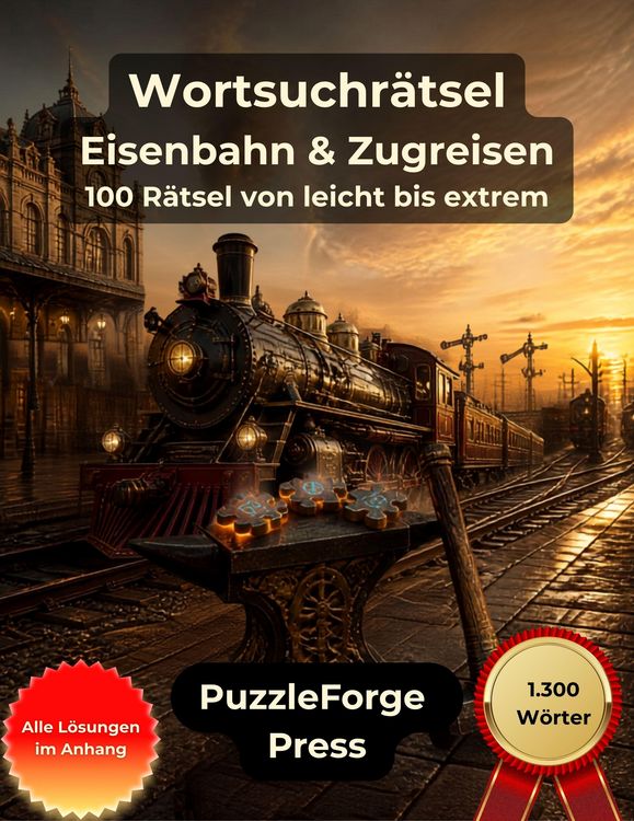 Produktbild: Wortsuchr&auml;tsel - Eisenbahn und Zugreisen