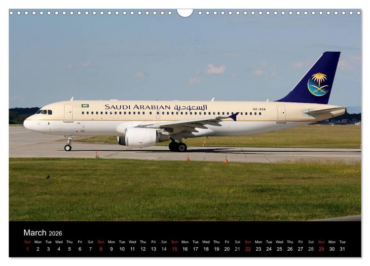 Produktbild: Airliners of the World (Wall Calendar 2026 DIN A3 landscape), CALVENDO 12 Month Wall Calendar