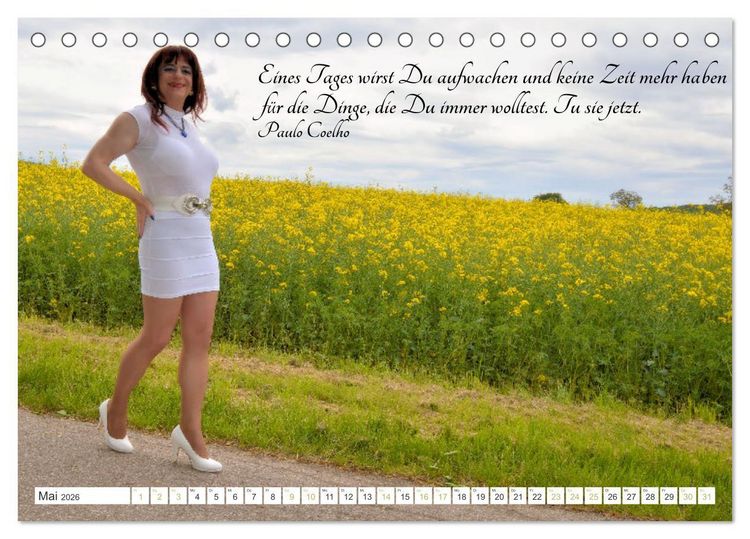 Produktbild: Miranda Cruz - Die Frau von nebenan (Tischkalender 2026 DIN A5 quer), CALVENDO Monatskalender