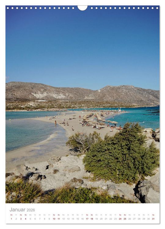 Produktbild: Kreta (Wandkalender 2026 DIN A3 hoch), CALVENDO Monatskalender
