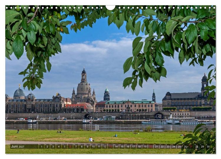 Produktbild: Dresden, ein Jahr an der Elbe (Wandkalender 2027 DIN A3 quer), CALVENDO Monatskalender