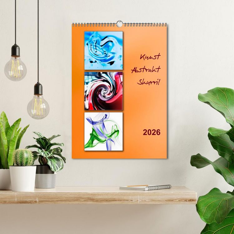 Produktbild: Kunst - Abstrakt - Skurril (Wandkalender 2026 DIN A3 hoch), CALVENDO Monatskalender