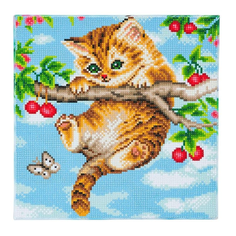 Bild vom Artikel Craft Buddy CAK-A73 - Cherry Kitten, 30x30cm Crystal Art Kit, Diamond Painting vom Autor 