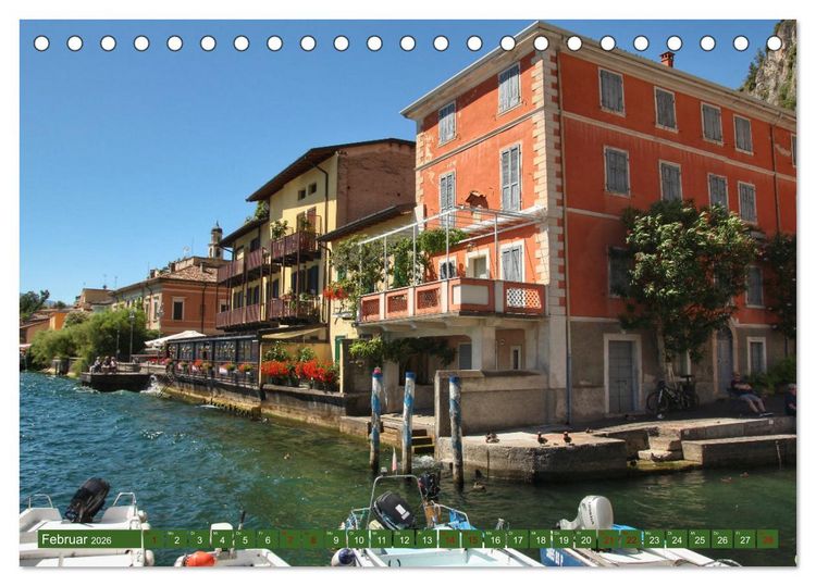 Produktbild: Gardasee bei Limone (Tischkalender 2026 DIN A5 quer), CALVENDO Monatskalender