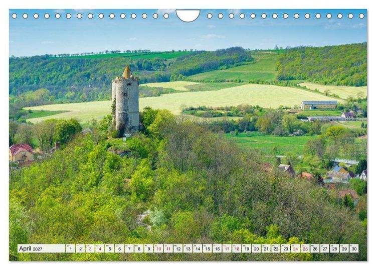 Produktbild: Willkommen im Burgenlandkreis (Wandkalender 2027 DIN A4 quer), CALVENDO Monatskalender