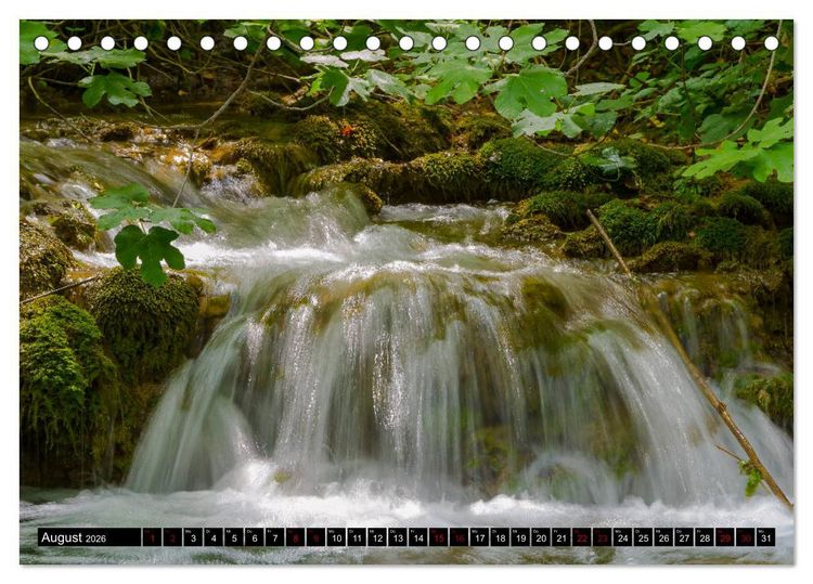 Produktbild: Faszination wildes Wasser (Tischkalender 2026 DIN A5 quer), CALVENDO Monatskalender