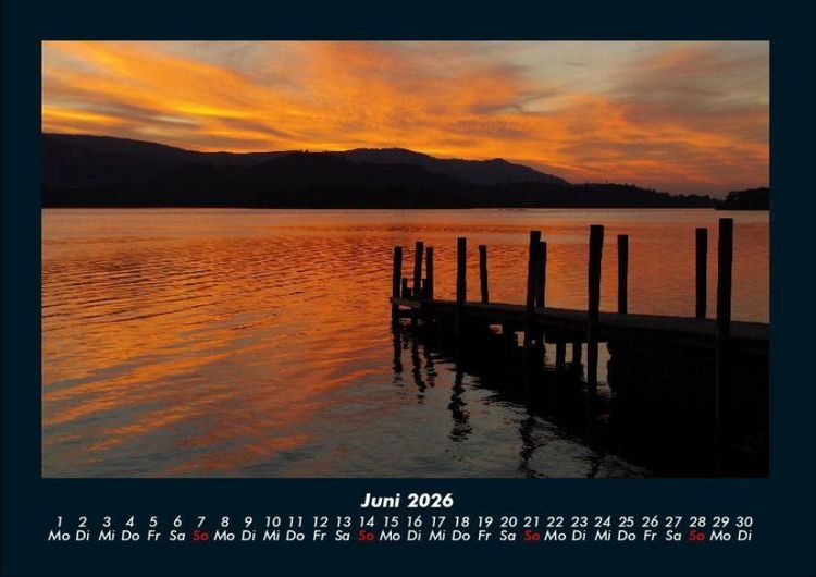 Produktbild: Tage am See 2026 Fotokalender DIN A4
