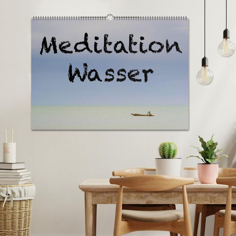 Produktbild: Meditation Wasser (Wandkalender 2026 DIN A2 quer), CALVENDO Monatskalender