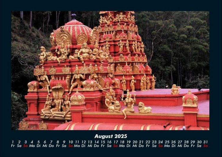 Produktbild: Tempel 2025 Fotokalender DIN A4