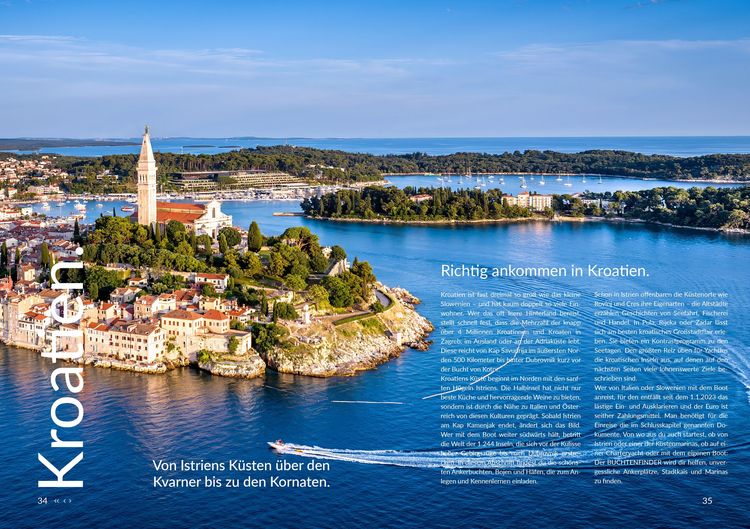 Produktbild: Revier-Kompass Kroatien Nord. 4. Auflage 2025