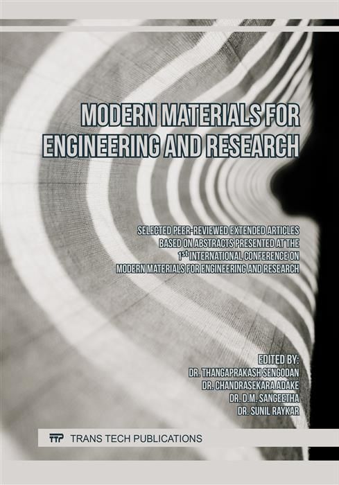 Produktbild: Modern Materials for Engineering and Research