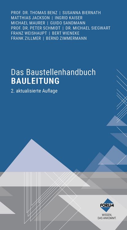 Produktbild: Das Baustellenhandbuch Bauleitung