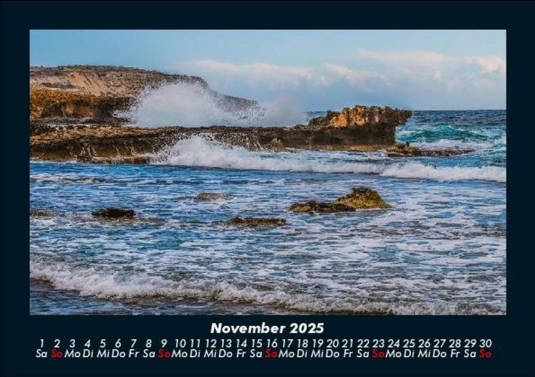 Produktbild: Die sch&ouml;nsten Meereslandschaften 2025 Fotokalender DIN A5