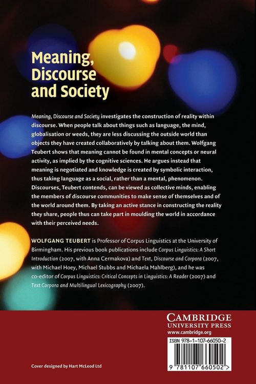 Produktbild: Meaning, Discourse and Society