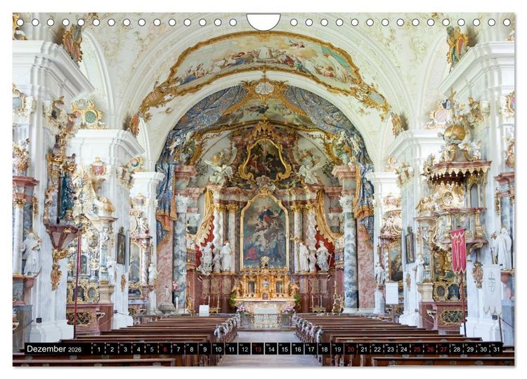 Produktbild: Gottesh&auml;user und Kathedralen (Wandkalender 2026 DIN A4 quer), CALVENDO Monatskalender