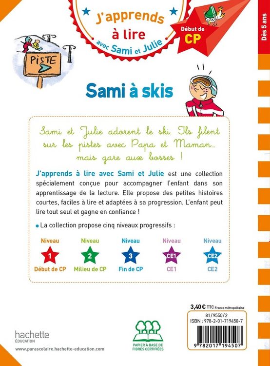 Produktbild: Sami &agrave; skis : d&eacute;but de CP, niveau 1