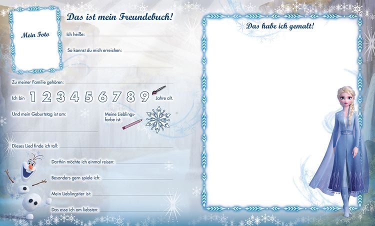 Produktbild: Die Eisk&ouml;nigin 2 Kindergartenfreundebuch