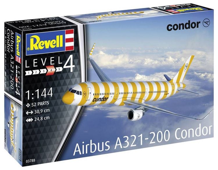 Produktbild: Revell 03788 Airbus A321-200 Condor Flugmodell Bausatz 1:144
