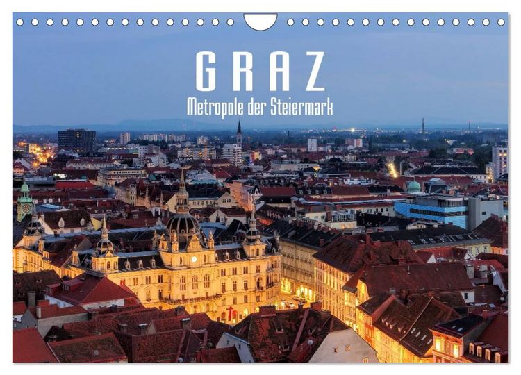 Produktbild: Graz - Metropole der Steiermark (Wandkalender 2026 DIN A4 quer), CALVENDO Monatskalender