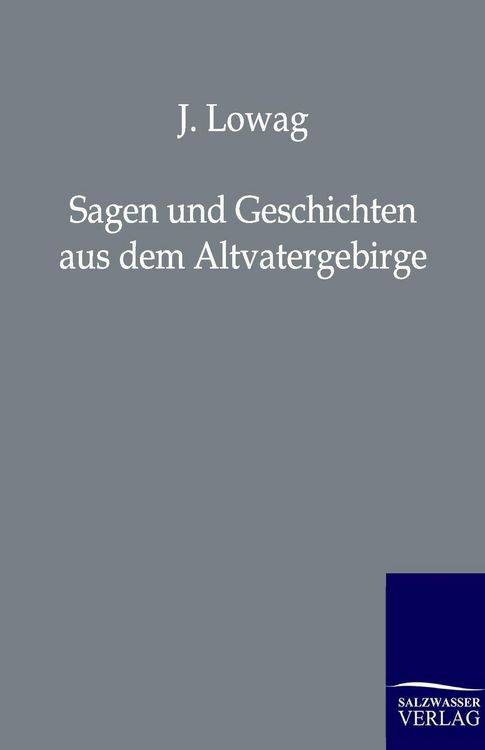 Produktbild: Sagen und Geschichten aus dem Altvatergebirge