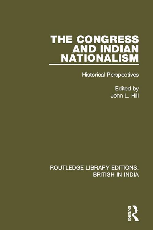 Produktbild: The Congress and Indian Nationalism