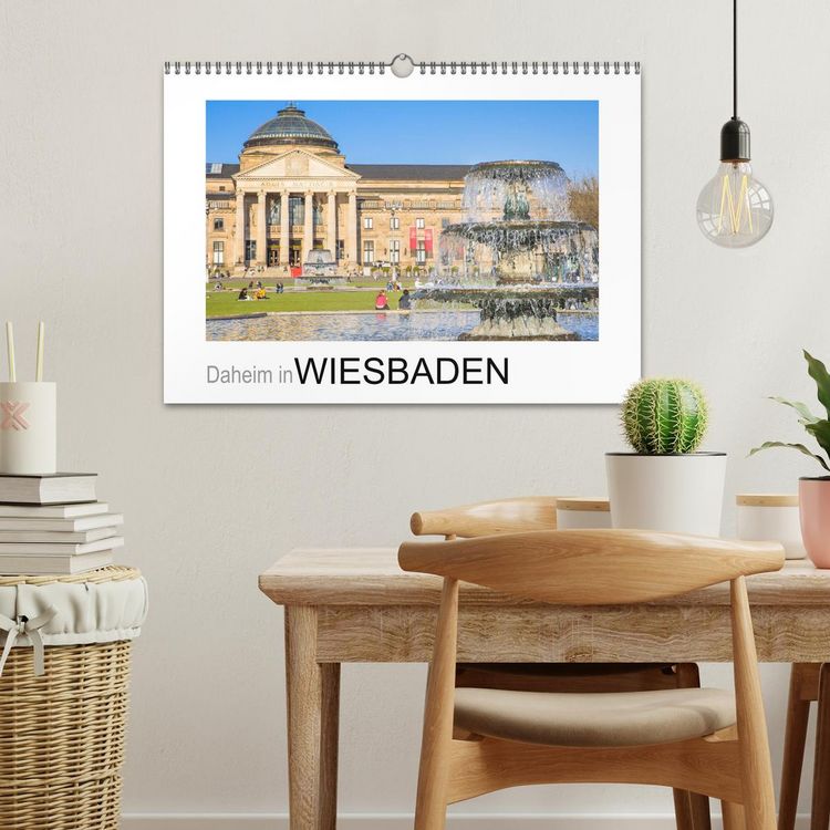 Produktbild: Daheim in Wiesbaden (Wandkalender 2026 DIN A3 quer), CALVENDO Monatskalender