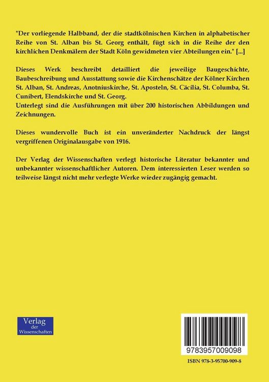 Produktbild: Die Kunstdenkm&auml;ler der Stadt K&ouml;ln
