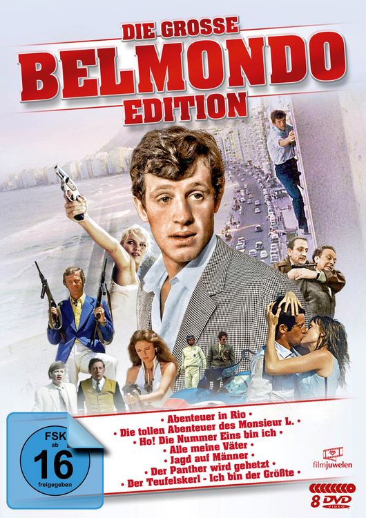 Produktbild: Die gro&szlig;e Belmondo-Edition [8 DVDs]