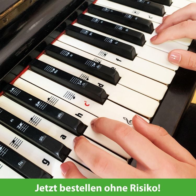 Produktbild: ARTIST AHEAD Noten Aufkleber f&uuml;r Klavier & Keyboard