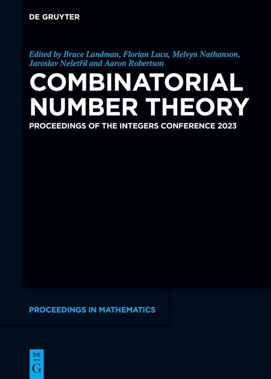 Produktbild: Combinatorial Number Theory