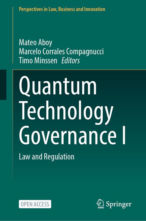Produktbild: Quantum Technology Governance I