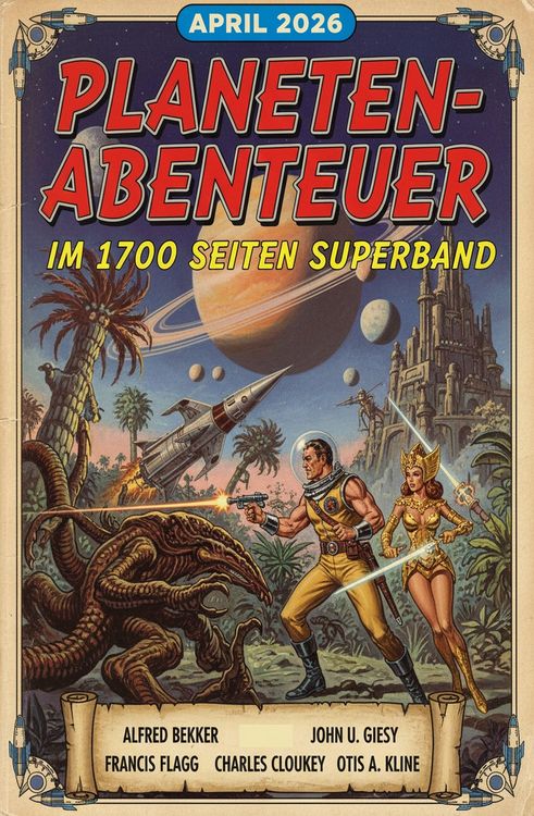 Produktbild: Planetenabenteuer im 1700 Seiten Superband April 2026
