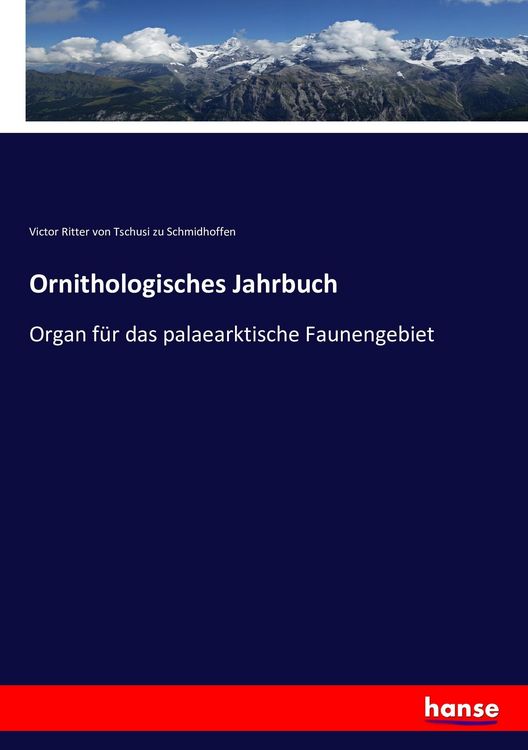 Produktbild: Ornithologisches Jahrbuch
