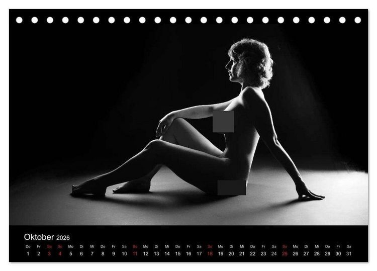 Produktbild: Kunstakt (Tischkalender 2026 DIN A5 quer), CALVENDO Monatskalender