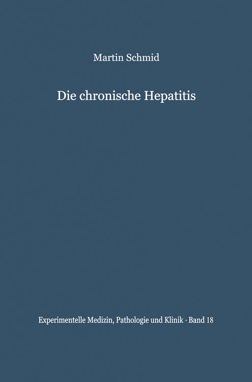 Produktbild: Die chronische Hepatitis