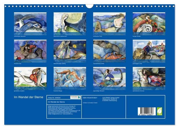 Produktbild: Im Wandel der Sterne (Wandkalender 2026 DIN A3 quer), CALVENDO Monatskalender