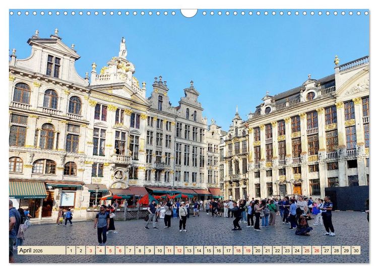 Produktbild: Sch&ouml;nste St&auml;dte in Belgien (Wandkalender 2026 DIN A3 quer), CALVENDO Monatskalender