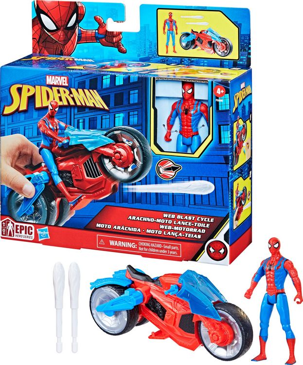 Produktbild: Marvel Spider-Man Web-Motorrad