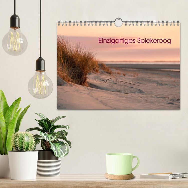 Produktbild: Einzigartiges Spiekeroog (Wandkalender 2026 DIN A4 quer), CALVENDO Monatskalender