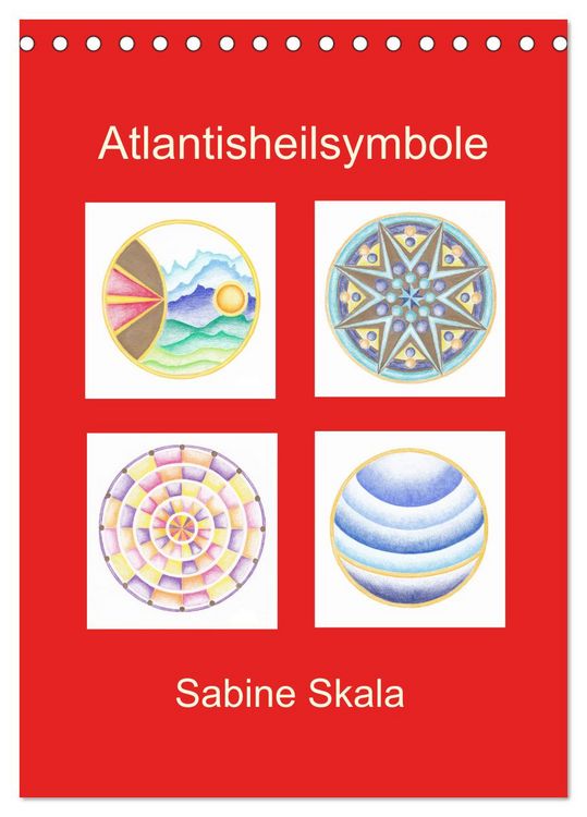 Produktbild: Atlantisheilsymbole (Tischkalender 2026 DIN A5 hoch), CALVENDO Monatskalender