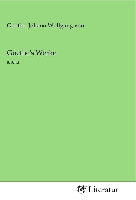Produktbild: Goethe's Werke