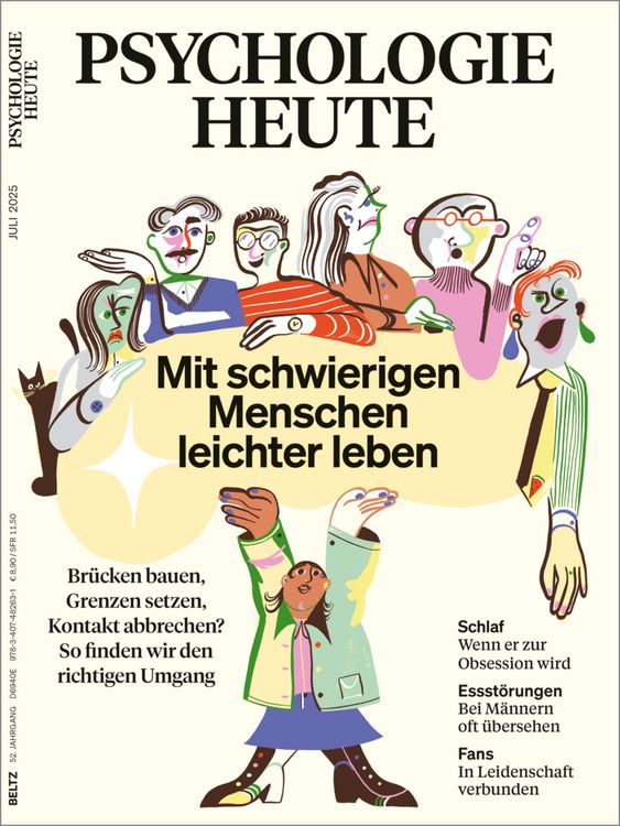 Produktbild: Psychologie Heute 7/2025: Mit schwierigen Menschen leichter leben