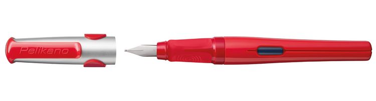 Produktbild: Pelikan F&uuml;ller Pelikano Rot Feder M f&uuml;r Rechtsh&auml;nder