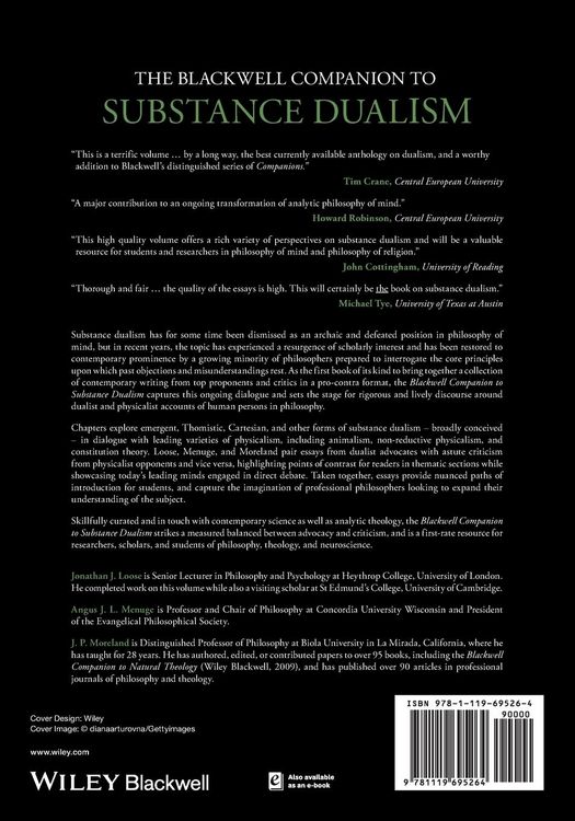 Produktbild: The Blackwell Companion to Substance Dualism