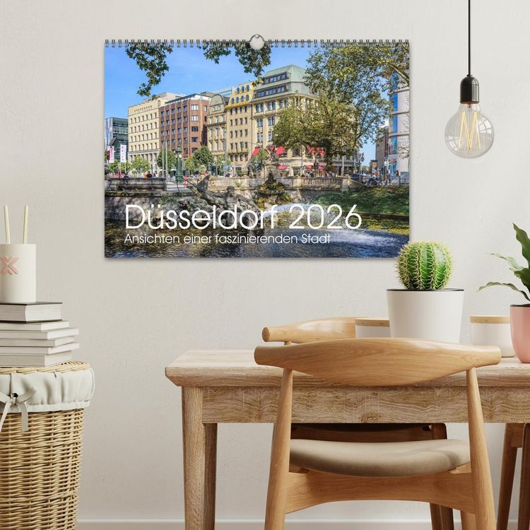 Produktbild: D&uuml;sseldorf - Ansichten einer faszinierenden Stadt (Wandkalender 2026 DIN A3 quer), CALVENDO Monatskalender