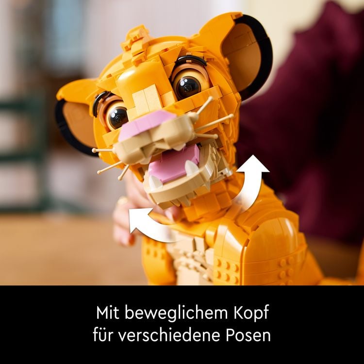 Produktbild: LEGO ǀ Disney Simba, der junge K&ouml;nig der L&ouml;wen, Bauset zum Sammeln 43247